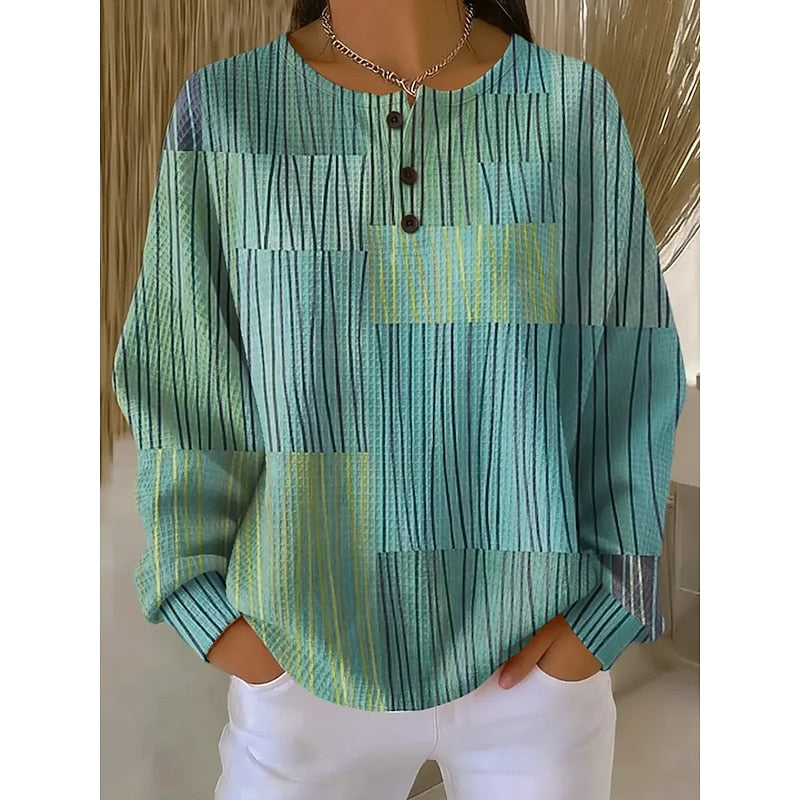 Briony | Artful Colour-Block Top