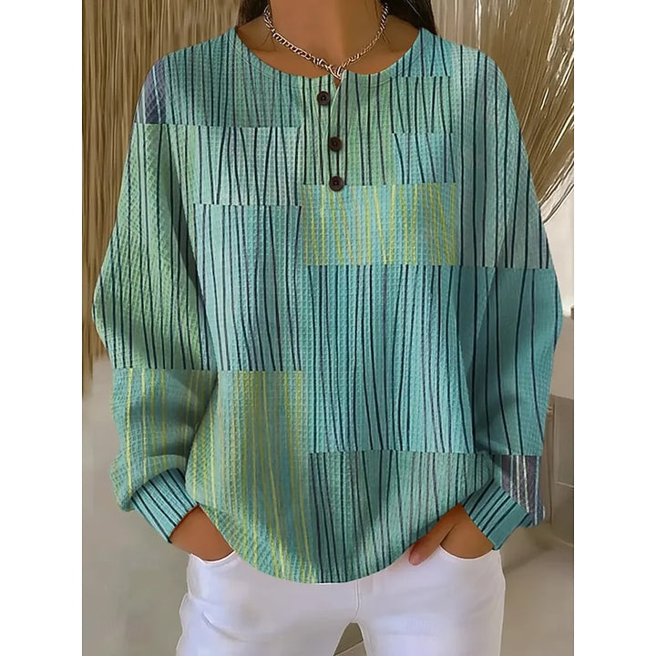 Briony | Artful Colour-Block Top