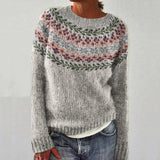 Saskia | Nordic Patterned Knit Jumper
