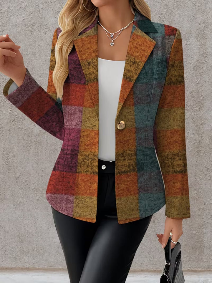 Lucienne | Autumn Check Blazer