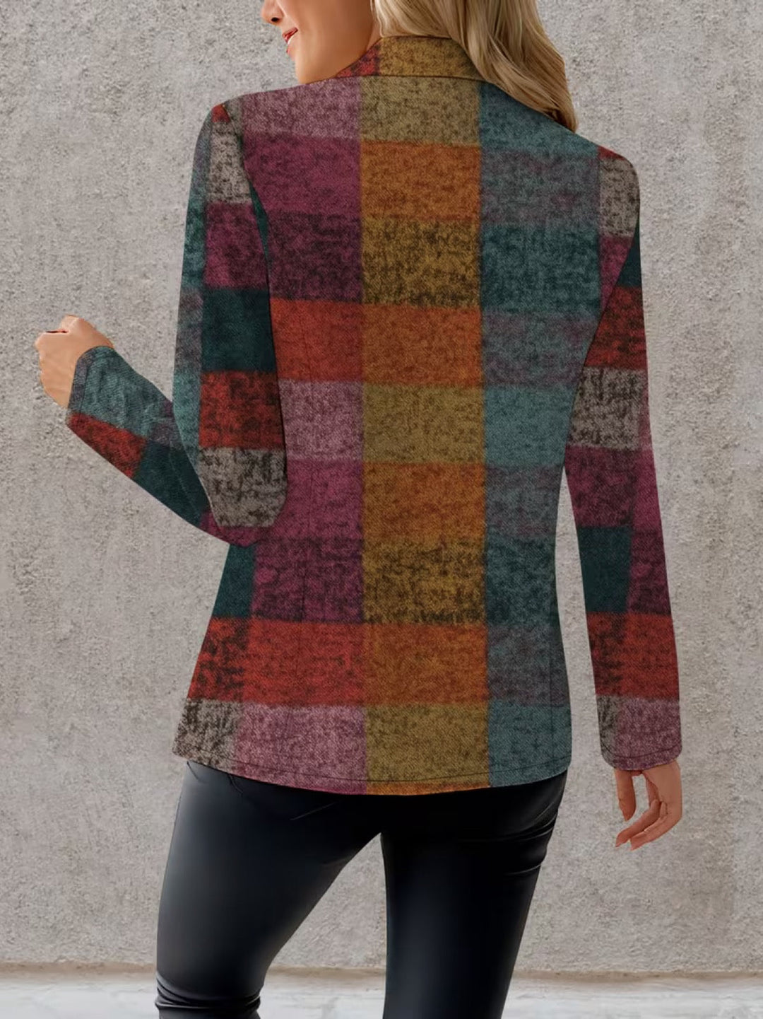 Lucienne | Autumn Check Blazer