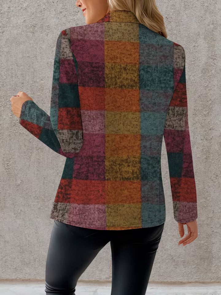 Lucienne | Autumn Check Blazer