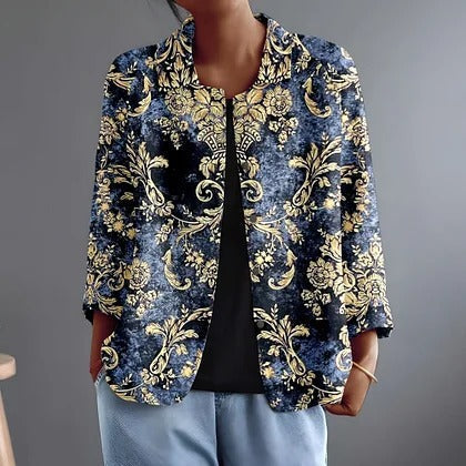 Marina | Ornate Open-Front Jacket