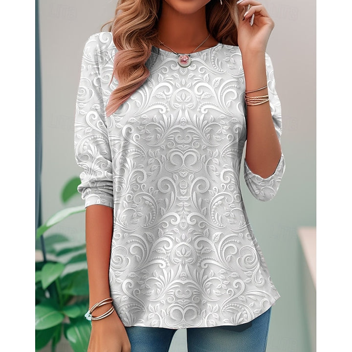 Adelaide | Elegant Floral Tunic