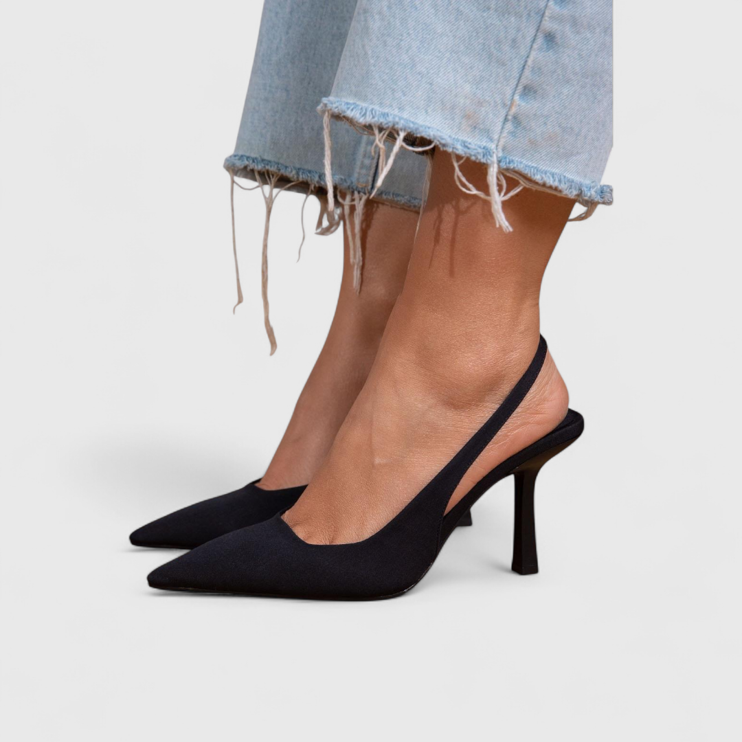 Katherine | Pointed Slingback Heels