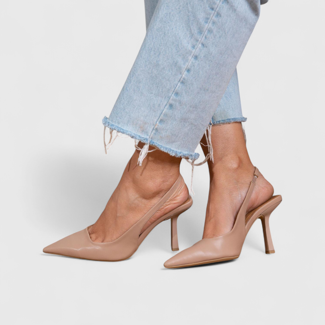 Elisa | Pointed Slingback Heels