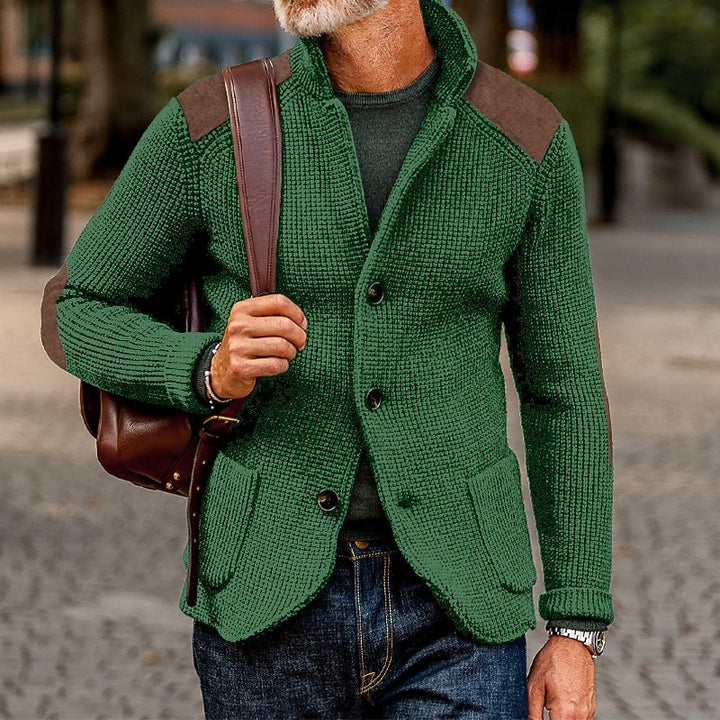 Baxter | Textured Stand-Collar Cardigan