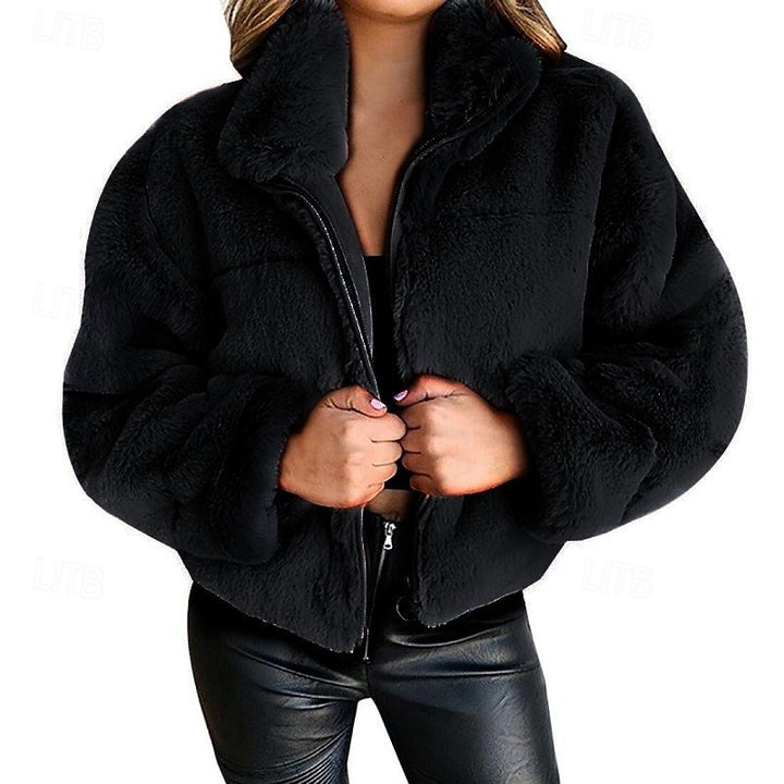 Odile | Cosy Cropped Zip Jacket