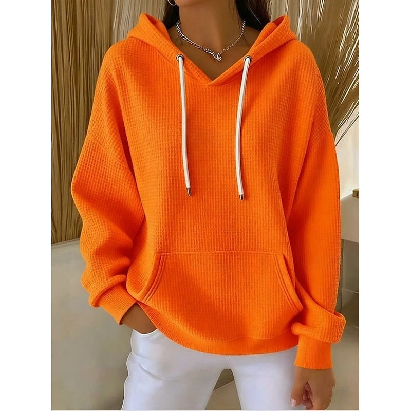 Matilda | Relaxed Waffle-Knit Hoodie
