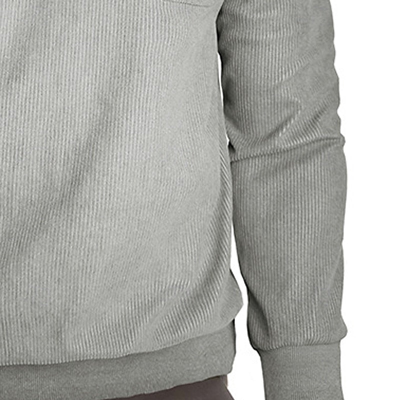 Harvey | Button-Up Standing Collar Pullover