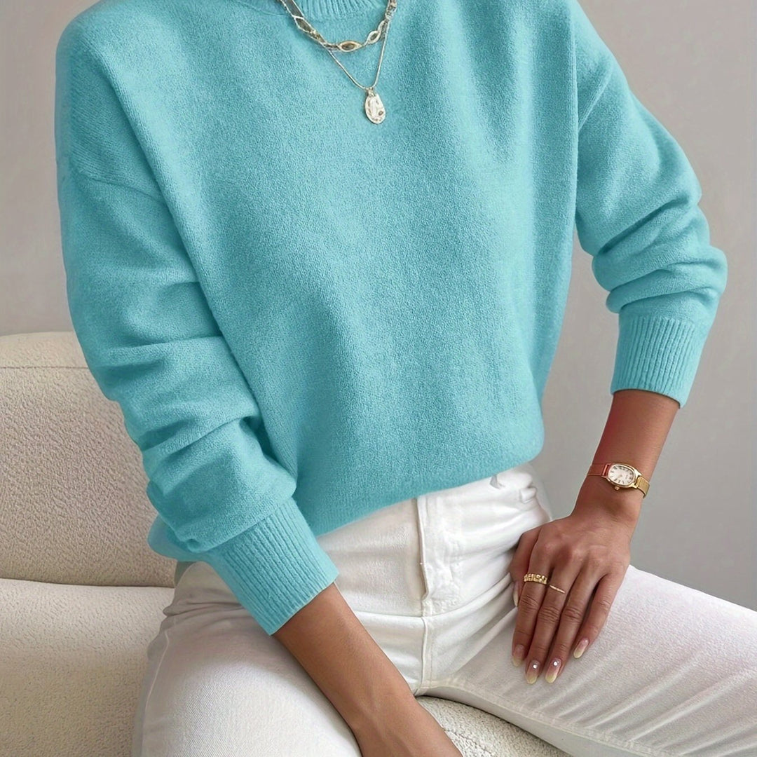 Sloane | Relaxed Mock Neck Jumper