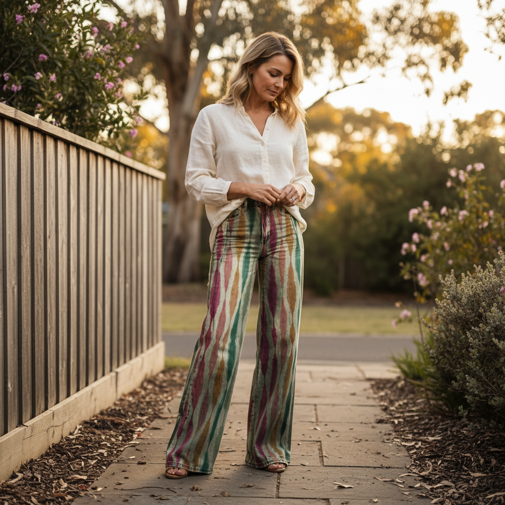 Romy | Flowing Wide-Leg Boho Trousers