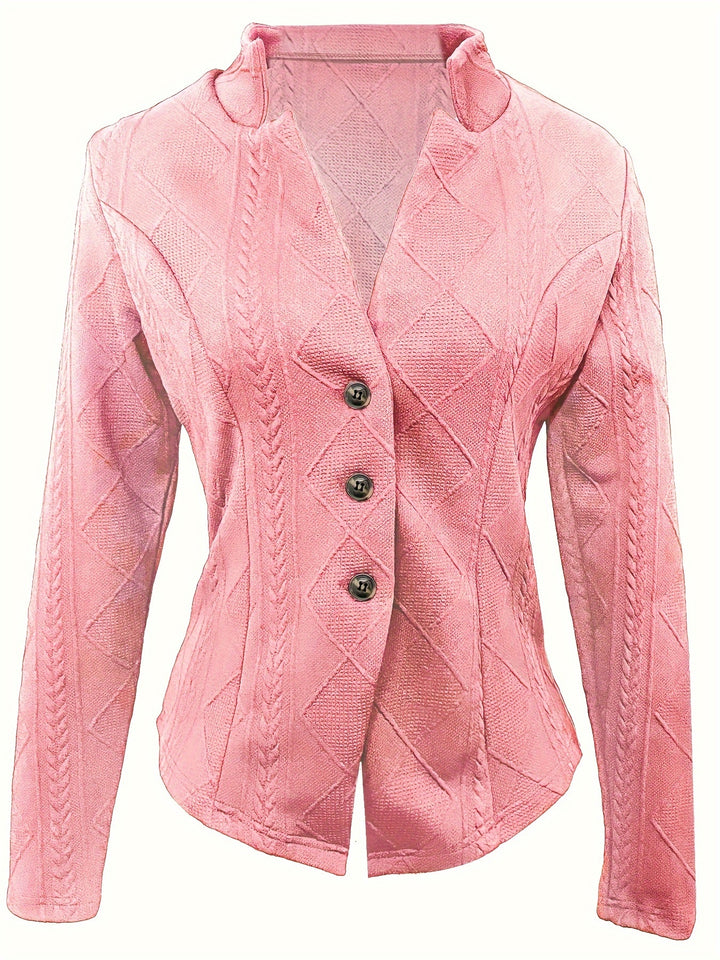 Loretta | Textured Button-Up Jacket