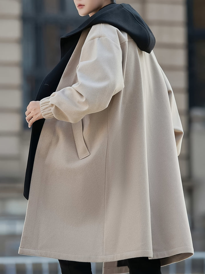 Desmond | Layered Hooded Long Coat