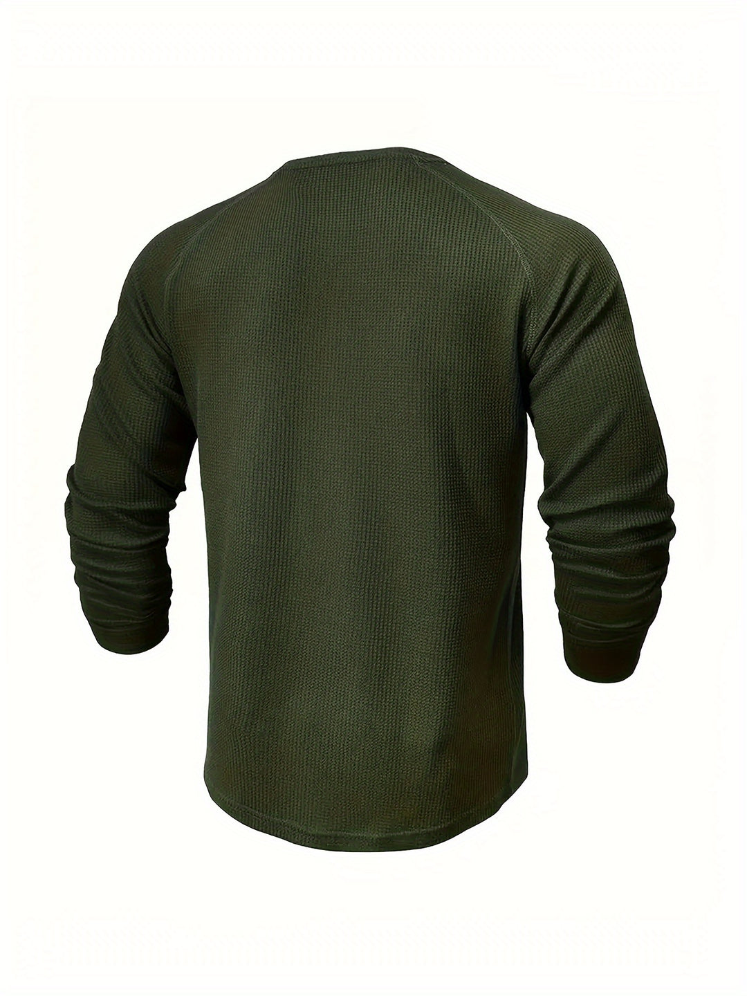 Roland | Textured Button-Placket Long-Sleeve Top