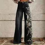 Ottilie | Wide-Leg Floral Trousers