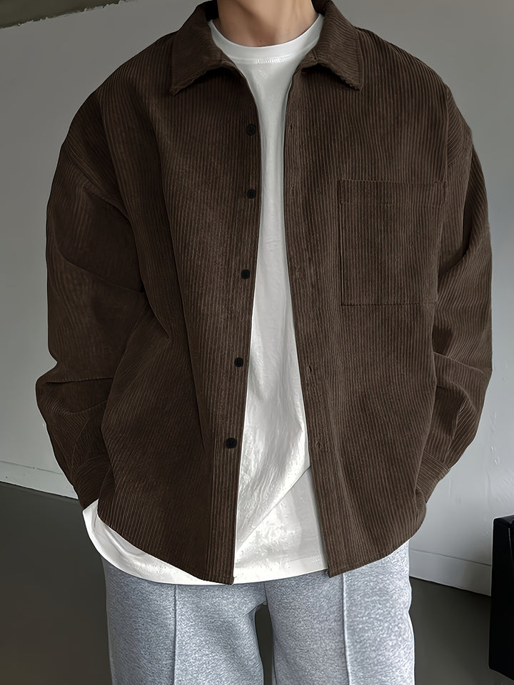 Sheldon | Relaxed Textured Button-Up Shirt