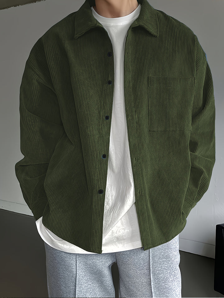 Sheldon | Relaxed Textured Button-Up Shirt