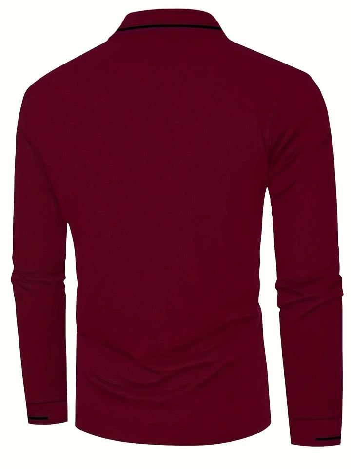 Russell | Refined Long-Sleeve Polo Shirt