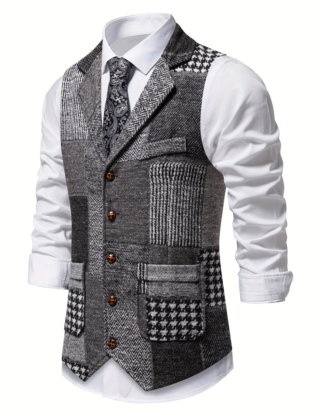 Edmund | Heritage Patchwork Waistcoat