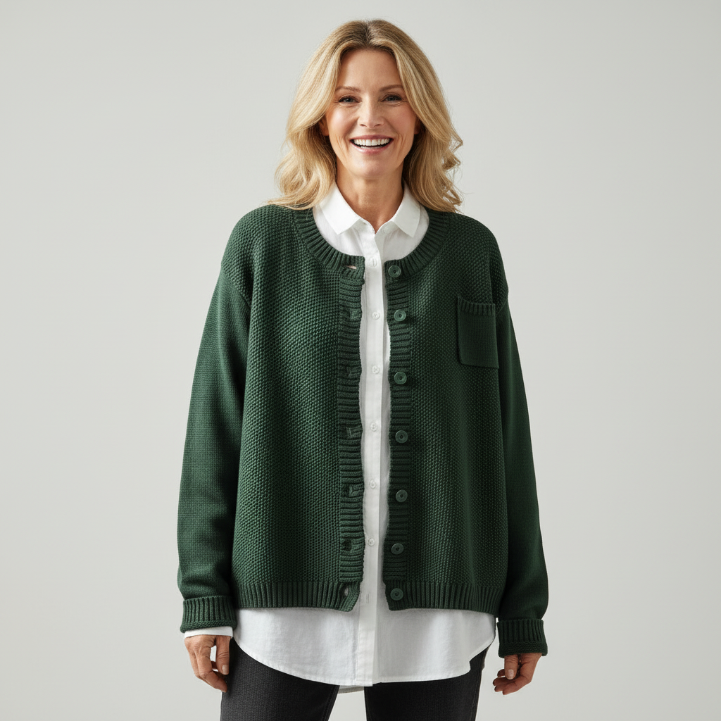 Lavinia | Relaxed Button-Up Cardigan