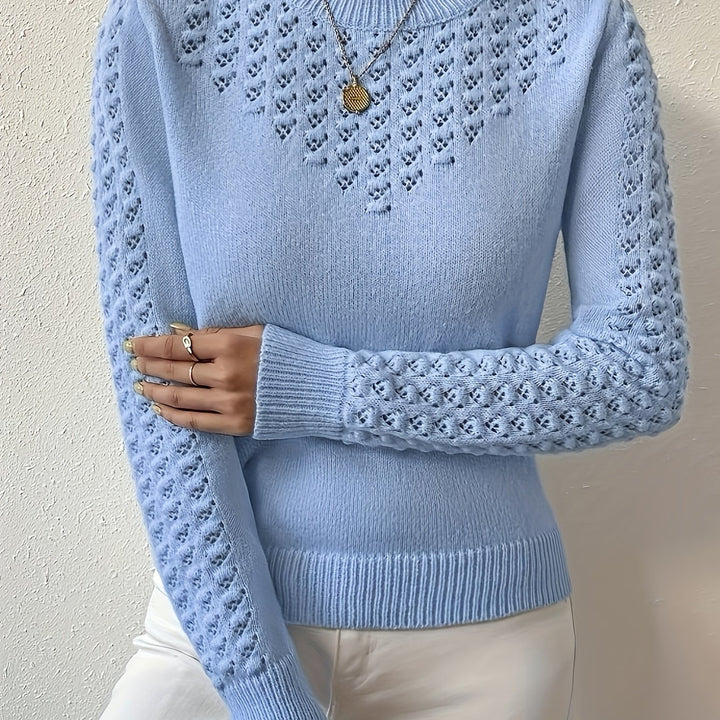 Rosemary | Delicate Pointelle-Knit Jumper