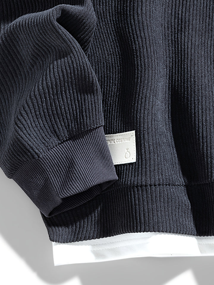 Dawson | Layered Crewneck Sweatshirt