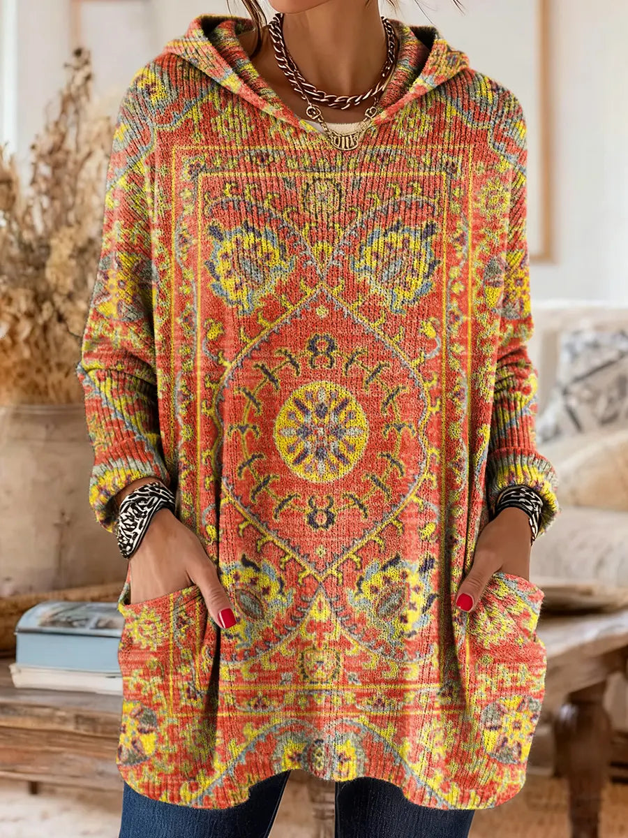 Lucinda | Bohemian Hooded Jumper