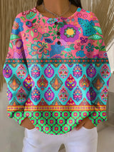 Marissa | Bohemian Floral-Print Sweater