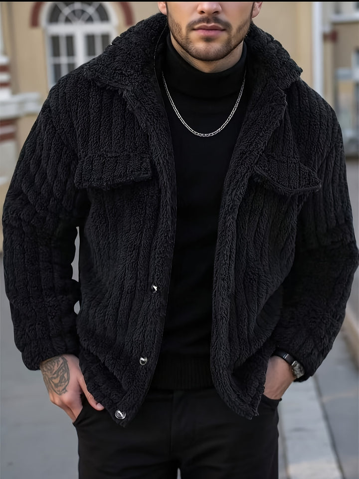 Rhett | Textured Button-Front Jacket