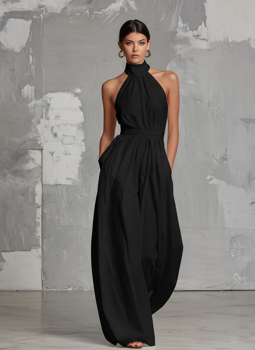Adele | Elegant Halter-Neck Jumpsuit