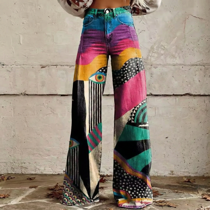 Lottie | Bohemian Wide-Leg Trousers