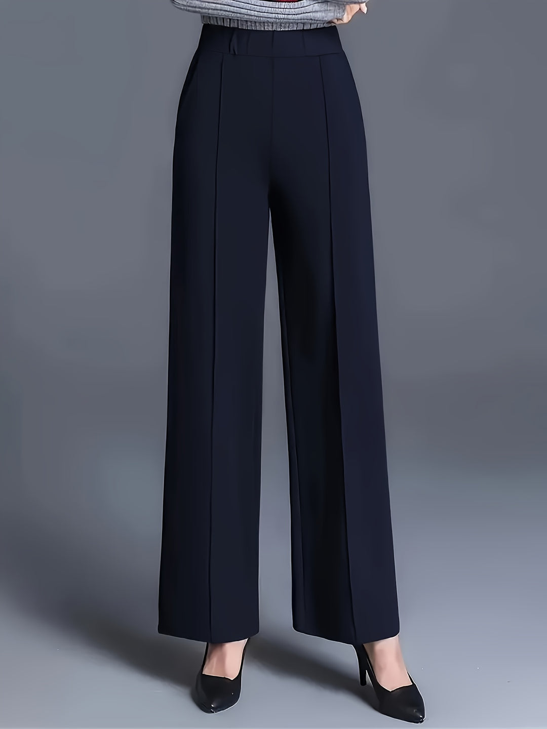 Emmeline | High-Waisted Wide-Leg Trousers