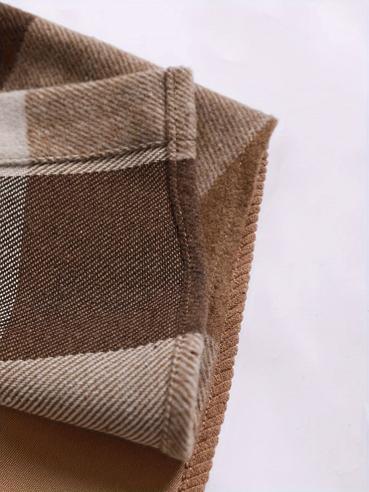 Nolan | Hooded Checked Shirt Jacket