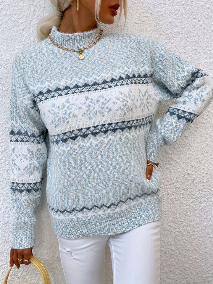 Elinor | Cosy Christmas Snowflake Jumper