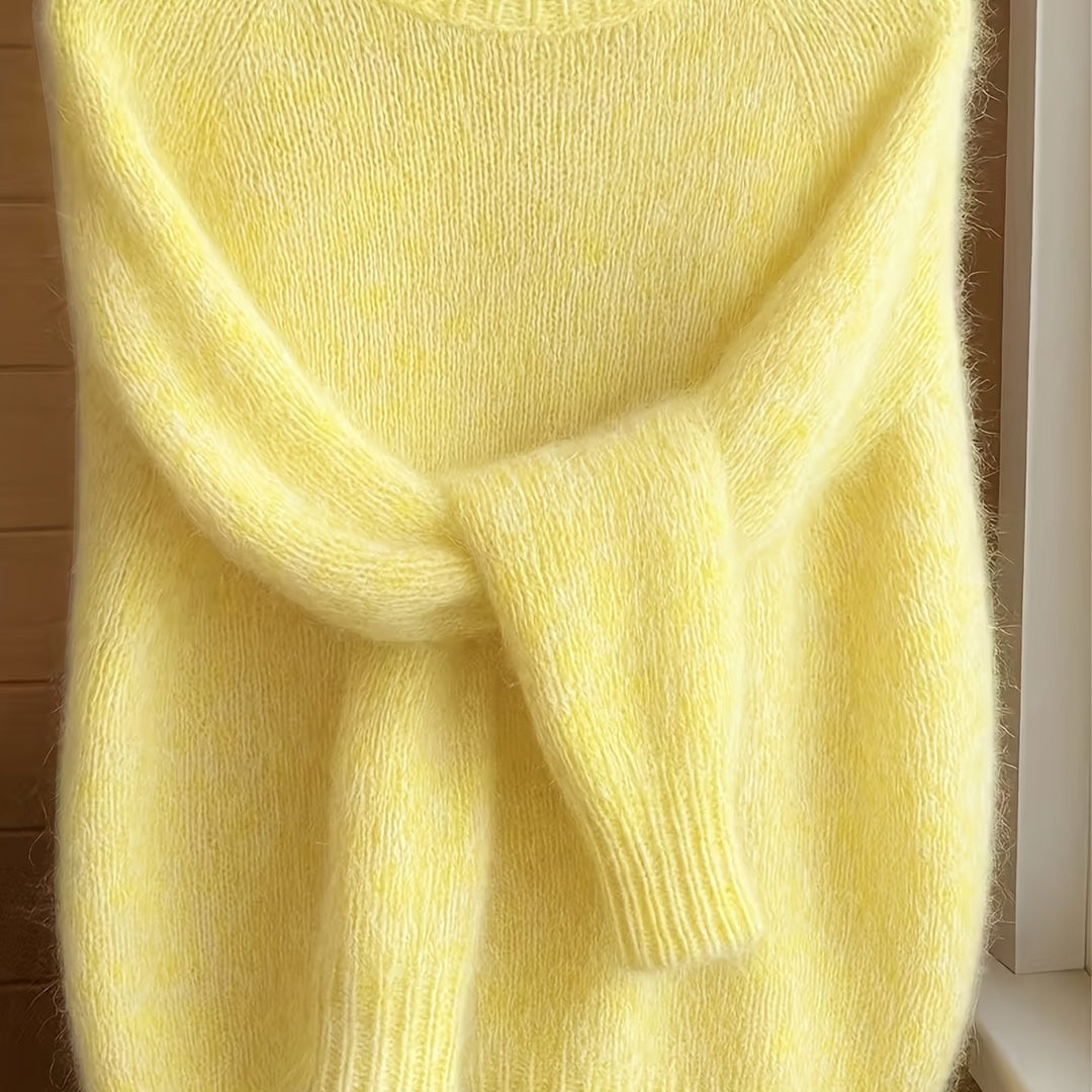 Camilla | Softly Textured Round-Neck Jumper