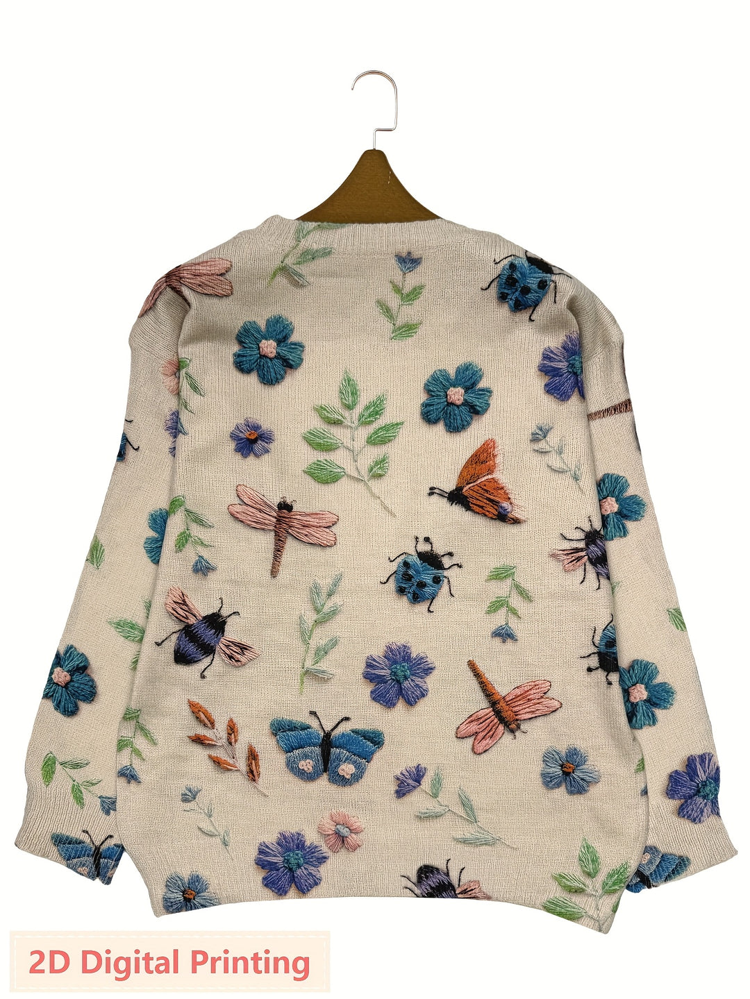 Cecilia | Botanical Embroidered Sweater