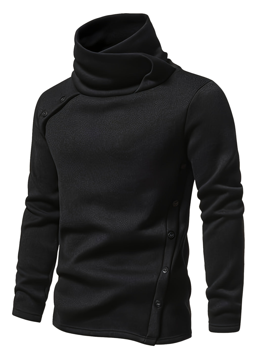 Spencer | Slouchy Collar Button-Up Sweater