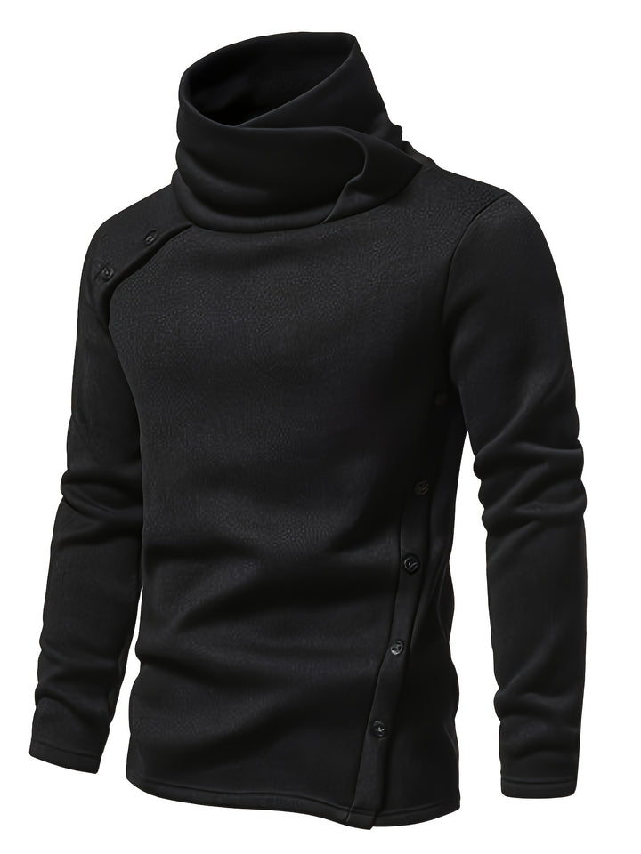 Spencer | Slouchy Collar Button-Up Sweater