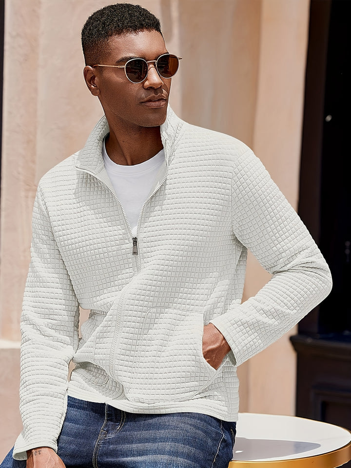 Weston | Textured Zip-Up Jacket