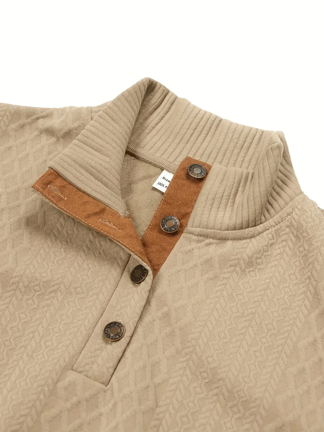 Lorenzo | Textured Stand-Collar Pullover