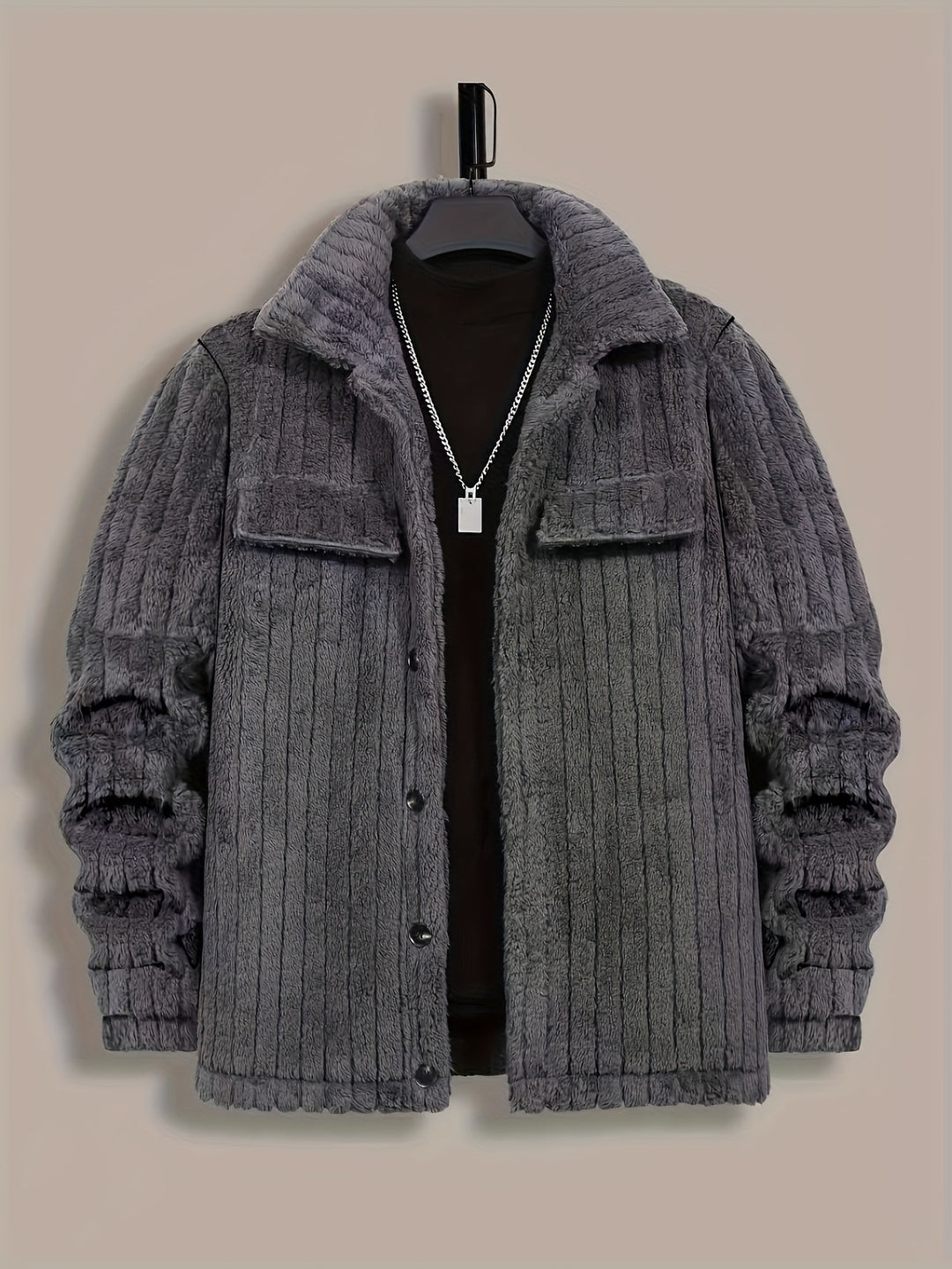 Rhett | Textured Button-Front Jacket