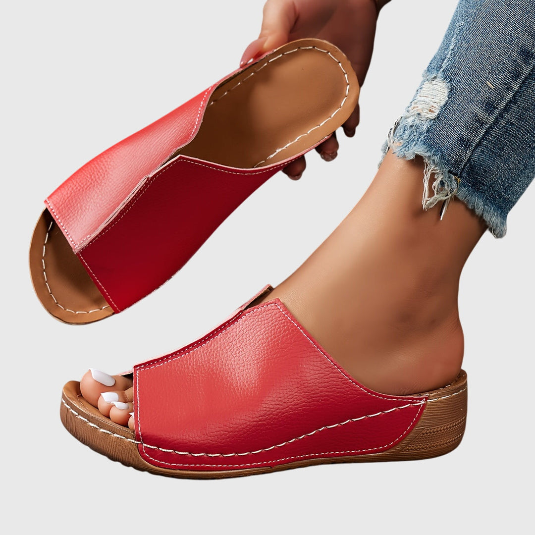 Elodie | Cushioned Wedge Sandals