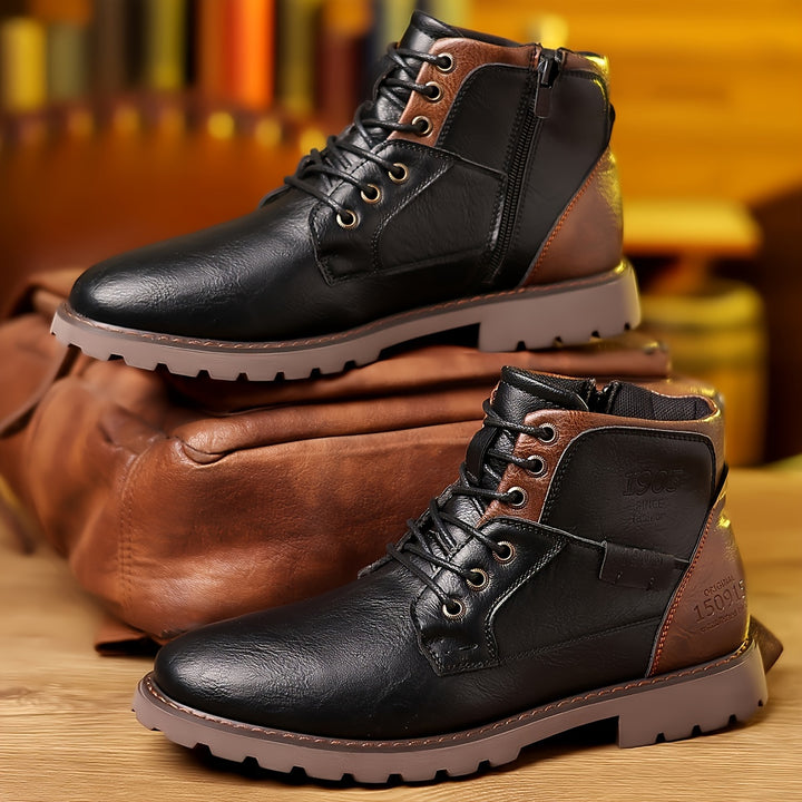 Rhett | Rugged Lace-Up Ankle Boots