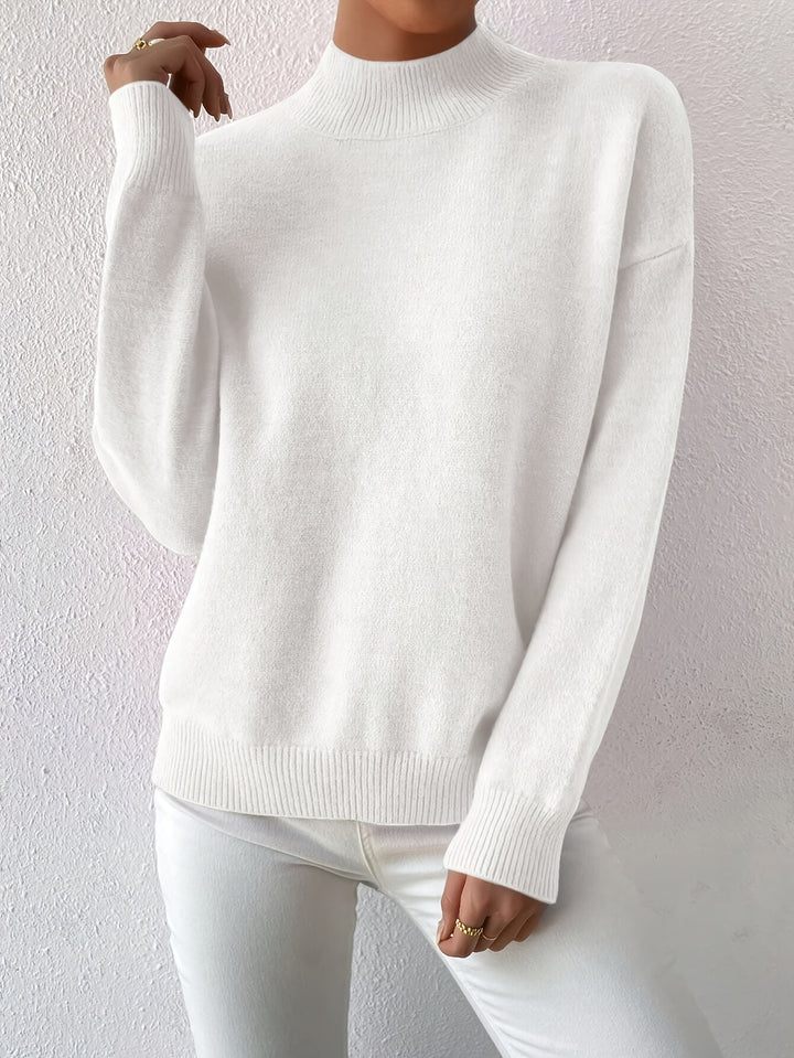 Sloane | Relaxed Mock Neck Jumper