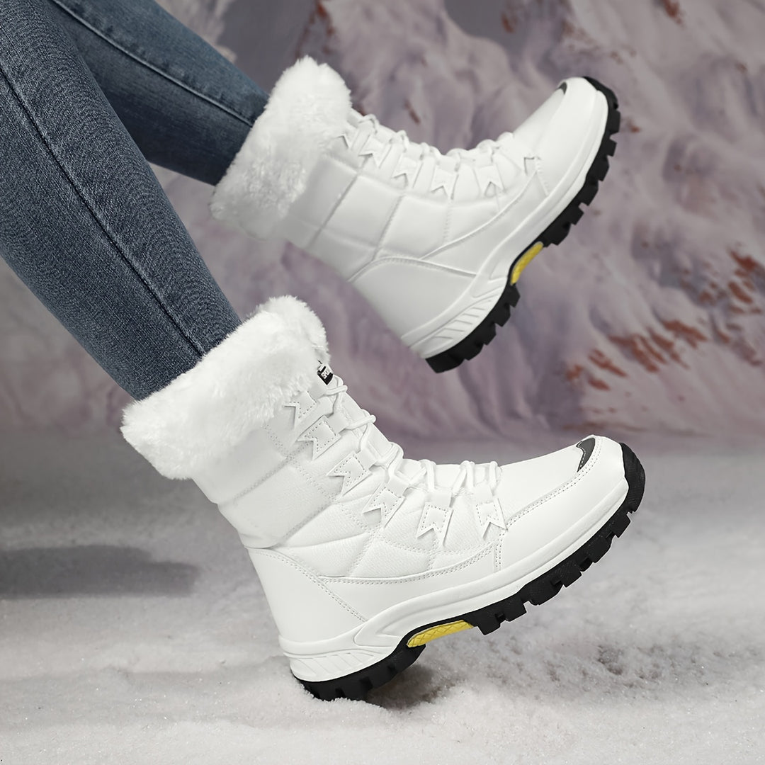 Wynter | Cosy Lace-Up Snow Boots