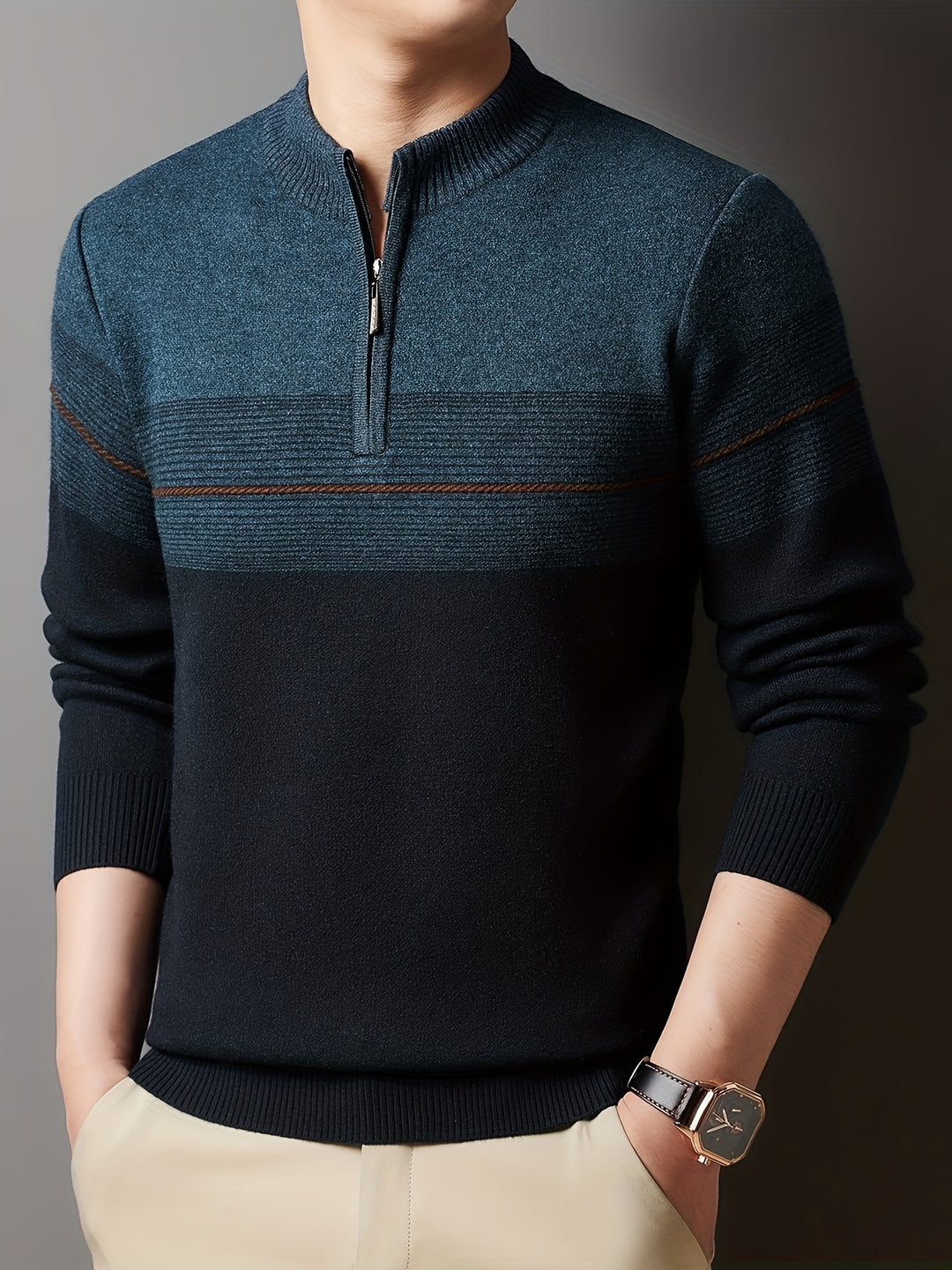 Redmond | Half-Zip Mock Neck Jumper