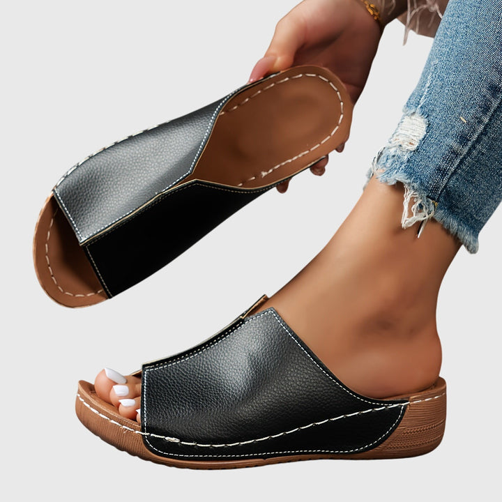 Elodie | Cushioned Wedge Sandals