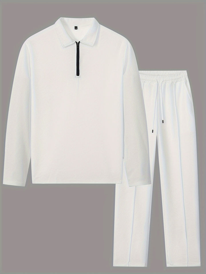 Alden | Relaxed Waffle-Texture Two-Piece Set