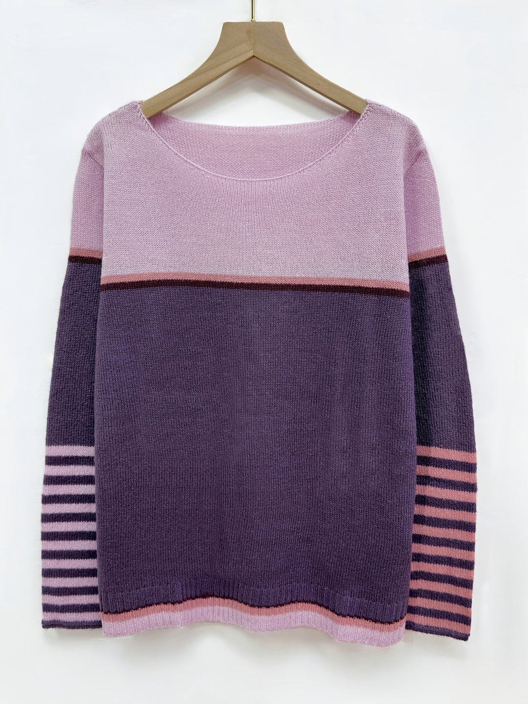 Marion | Colour-Block Long Sleeve Jumper
